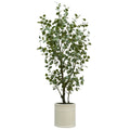 CGH Artificial Eucalyptus Tree 1.9M - Lifelike Faux Plant with Artisan Planter for Home or Office - SuperSaverAU - view 2