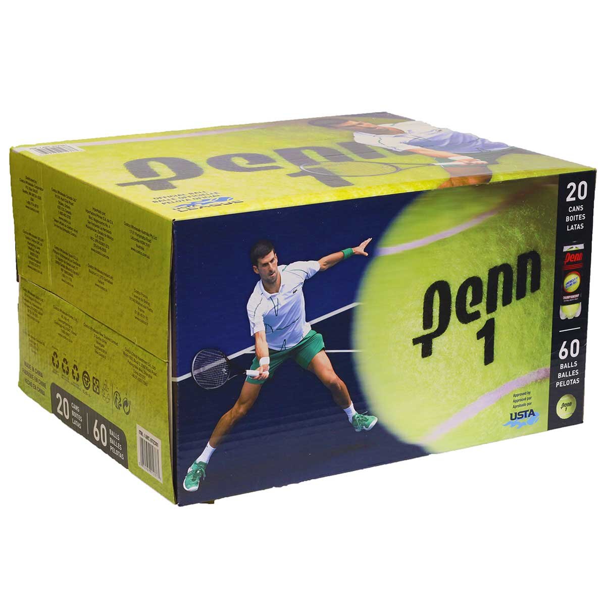 Penn Championship Tennis Balls 20 Cans