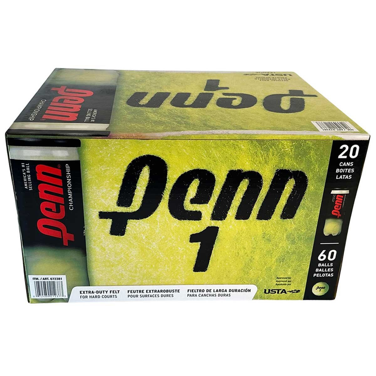 Penn Championship Tennis Balls 20 Cans
