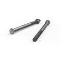 Zenith M16 x 200mm Hot Dip Galvanised Hex Head Bolt and Nut - 4.6 Grade Steel