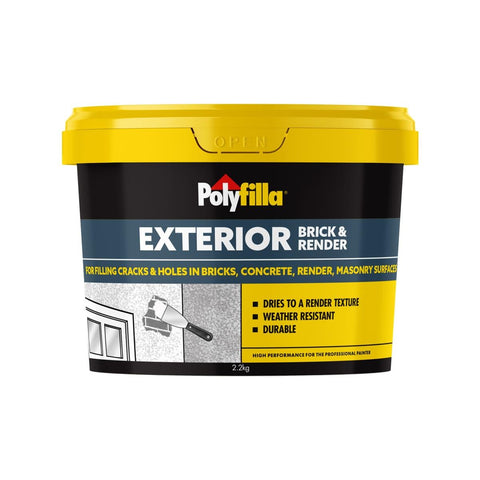 Poly Exterior Masonry 2.2kg Ready Mixed Filler - Weather Resistant - Durable Finish - SuperSaverAU - view 1