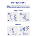 Permastik Clear Humidity Resistant Plastic Mini Clips - 12 Pack