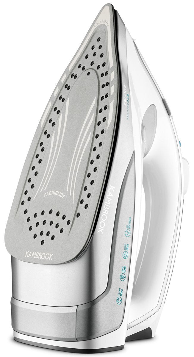 Kambrook Steamline Advance Steam Iron - 2400W, 360ml Water Tank, FabriGlide Soleplate - KI735