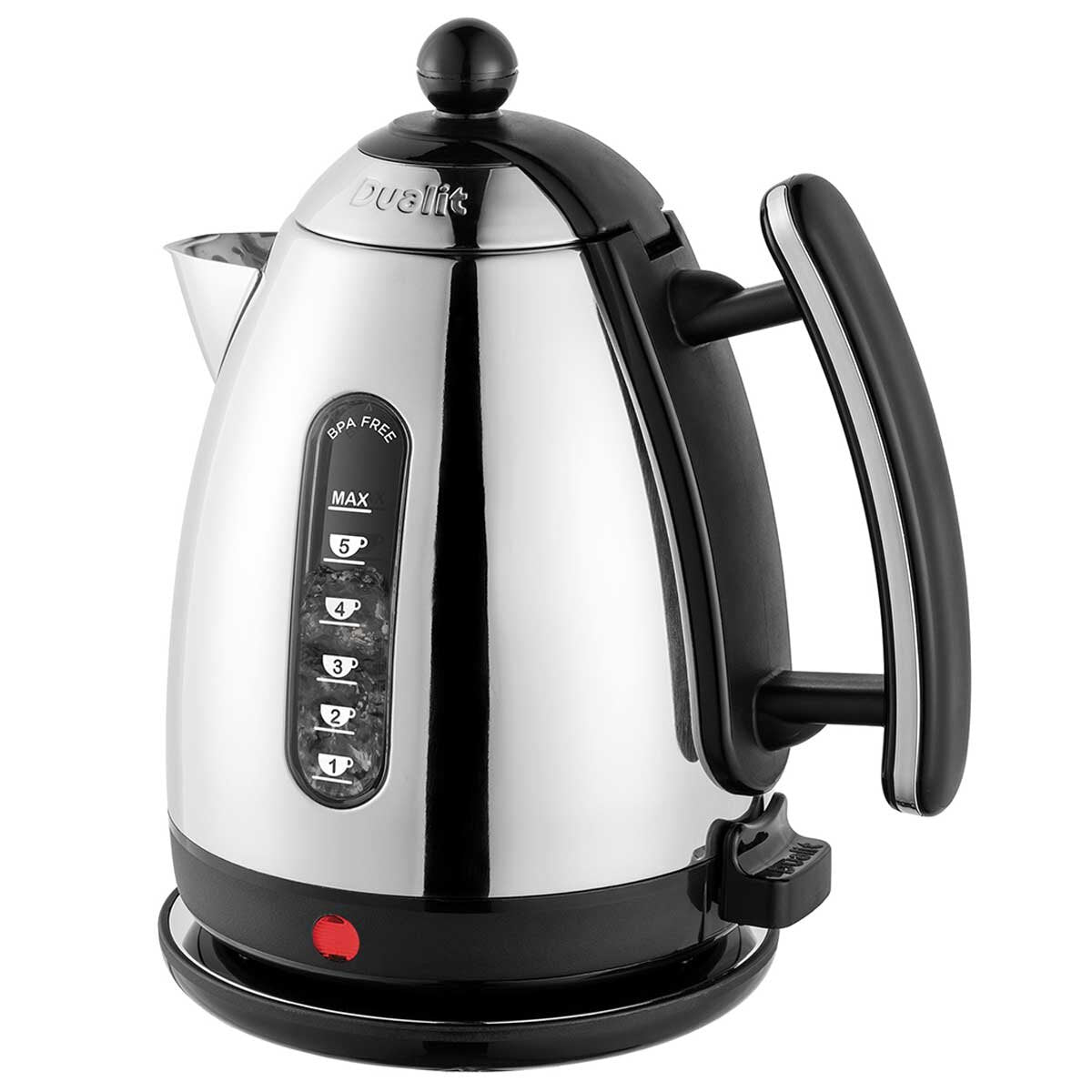 Dualit Lite Jug Kettle DU72040 Black 1.5L Rapid Boil BPA-Free Windows & Spout - SuperSaverAU - view 2