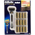 Gillette Fusion Proshield Razor + 13 Refills - Advanced Lubrication & Precision Trimming - SuperSaverAU - view 1