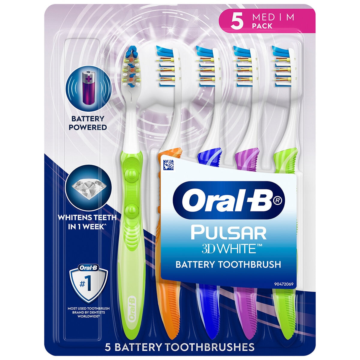 Oral-B Electric Toothbrush Pro 1000 with Pressure Sensor and CrossAction Brush Head