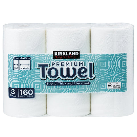 Kirkland Signature Paper Towel Create A Size 12 x 160 Sheets - SuperSaverAU - view 1