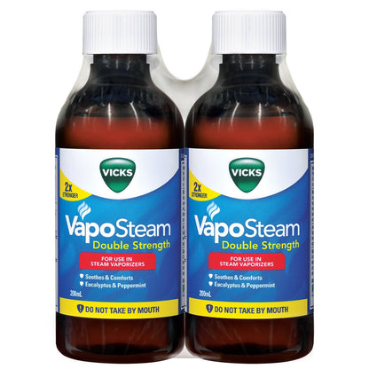 Vicks VapoSteam Double Strength Inhalant 2 x 200ml