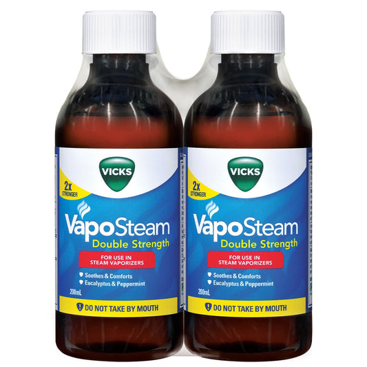 Vicks VapoSteam Double Strength Inhalant 2 x 200ml