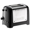 Dualit 2 Slot Lite Toaster DU26208 Black | High Wattage, Extra Wide Slots, Perfect Toast Technology, Bagel & Defrost Functions - SuperSaverAU - view 2