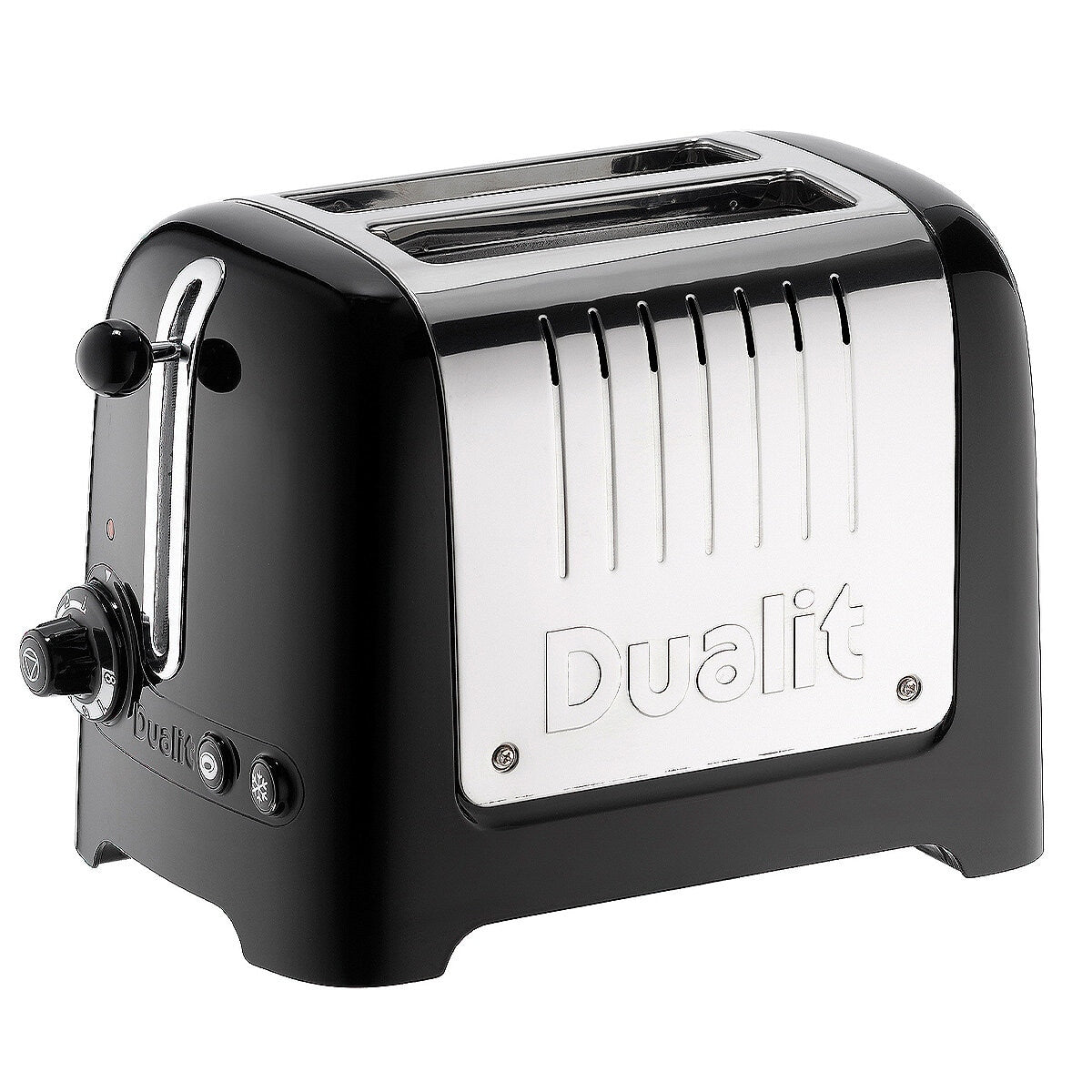 Dualit 2 Slot Lite Toaster DU26208 Black | High Wattage, Extra Wide Slots, Perfect Toast Technology, Bagel & Defrost Functions - SuperSaverAU - view 2