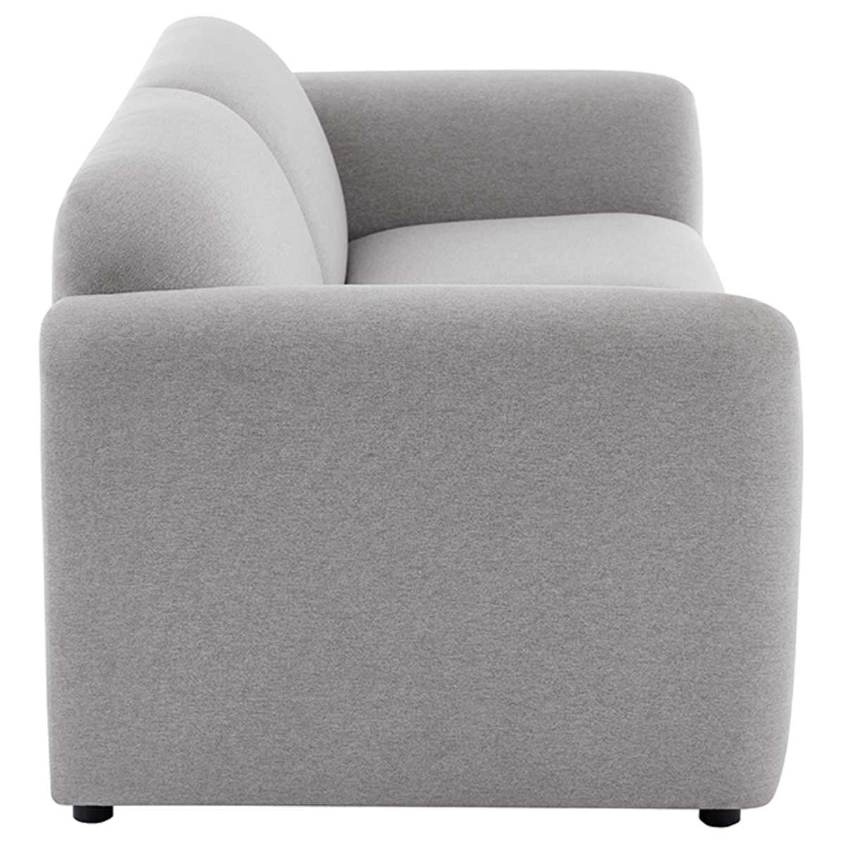 Fresh Industries 2.5 Seater Fabric Sofa with Removable Seat Cushions & Attached Back Cushion