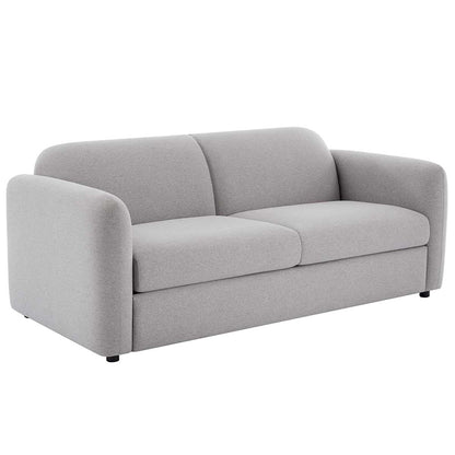 Fresh Industries 2.5 Seater Fabric Sofa with Removable Seat Cushions & Attached Back Cushion