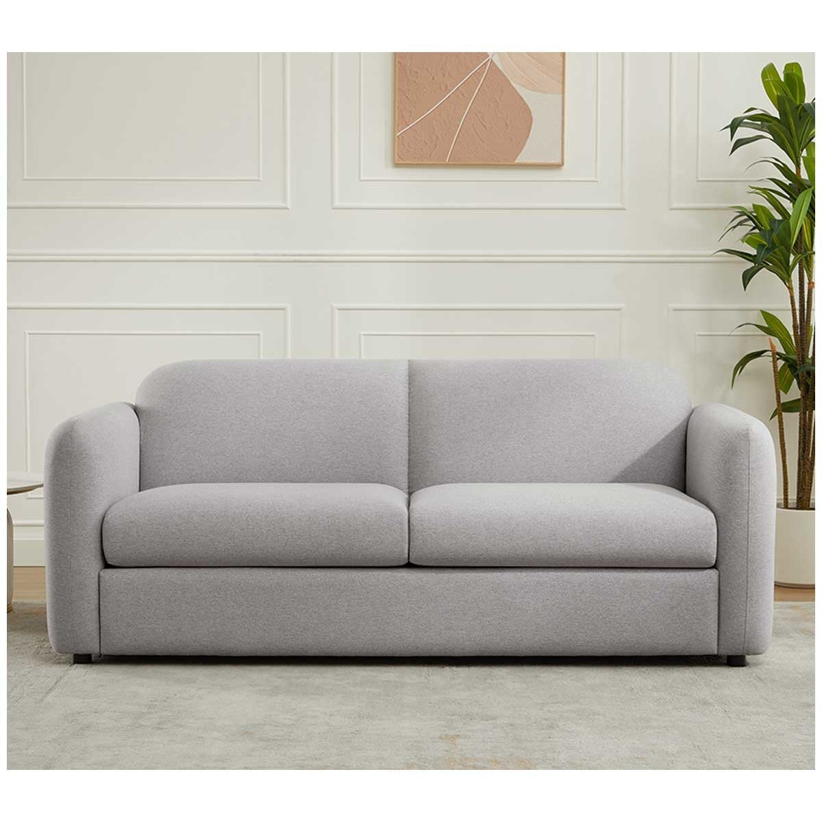 Fresh Industries 2.5 Seater Fabric Sofa with Removable Seat Cushions & Attached Back Cushion