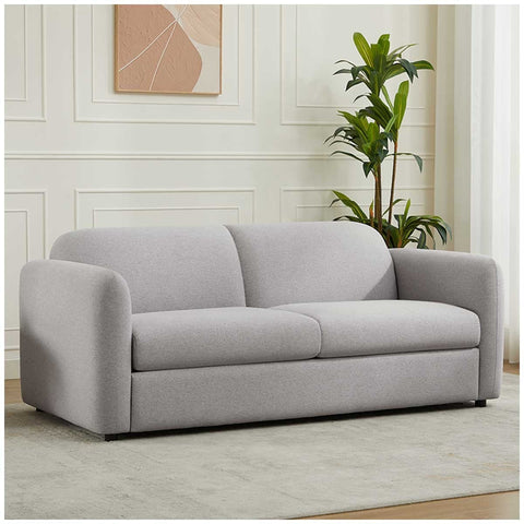 Fresh Industries 2.5 Seater Fabric Sofa with Removable Seat Cushions & Attached Back Cushion - SuperSaverAU - view 1