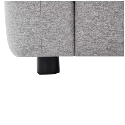 Fresh Industries 2.5 Seater Fabric Sofa with Removable Seat Cushions & Attached Back Cushion