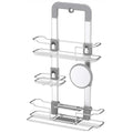 Artika Trent Hanging Shower Caddy Light Grey, 135x730x462mm, Adjustable Baskets, Mirror - SuperSaverAU - view 2