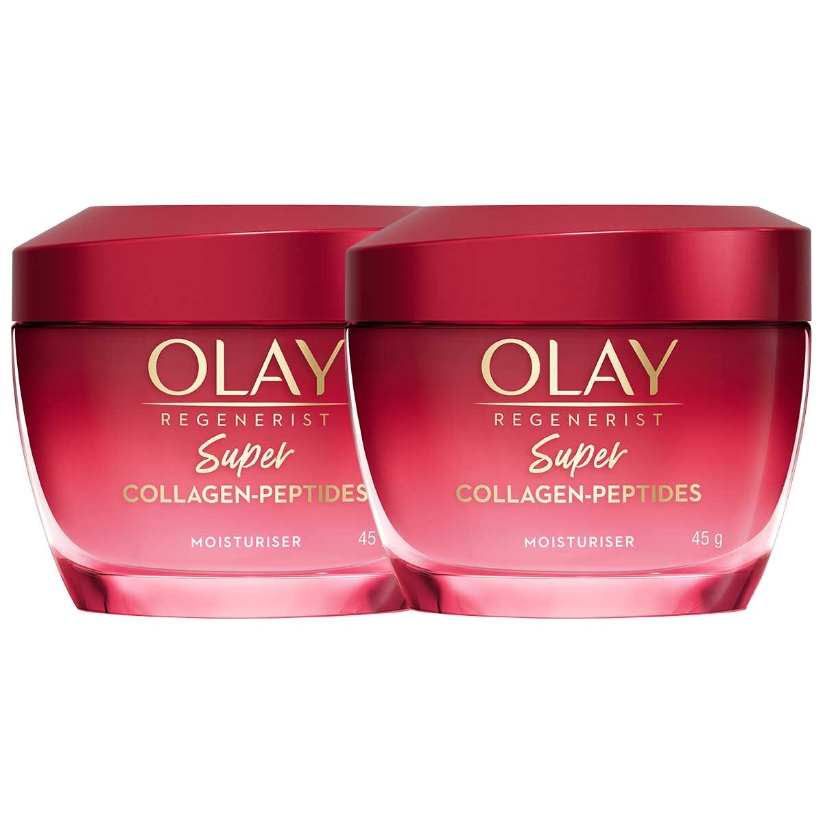 Olay Regenerist Super Collagen Peptides Moisturiser 2 x 45g