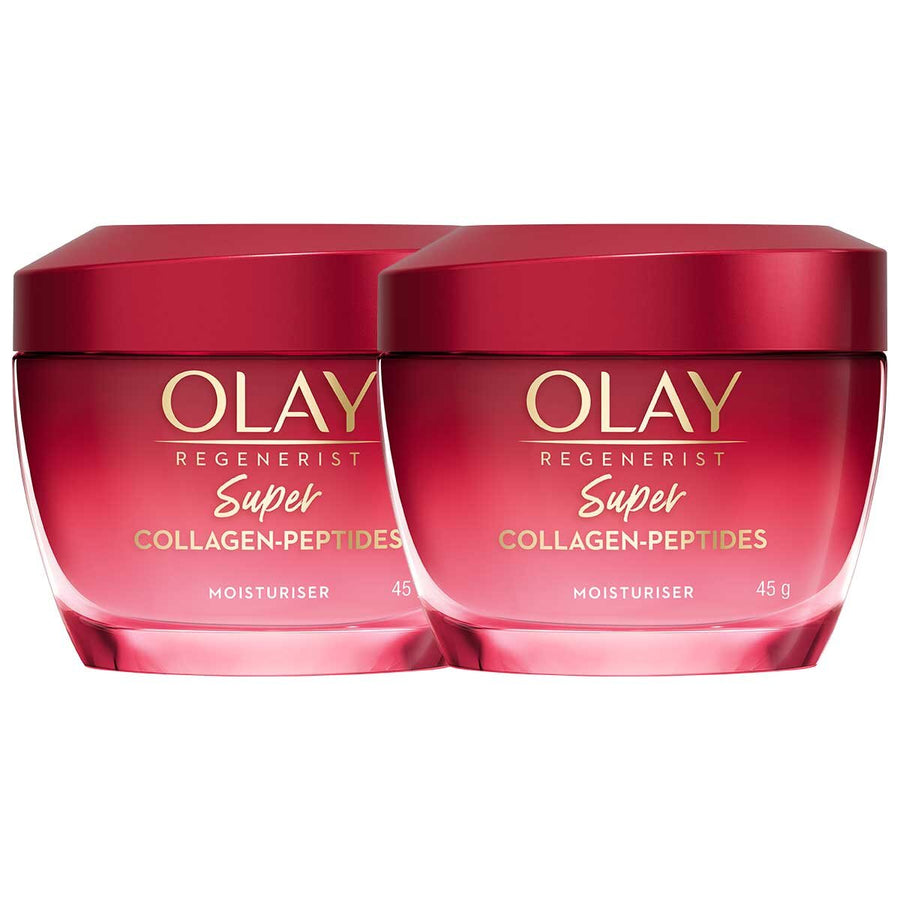 Olay Regenerist Super Collagen Peptides Moisturiser 2 x 45g - SuperSaverAU - view 1