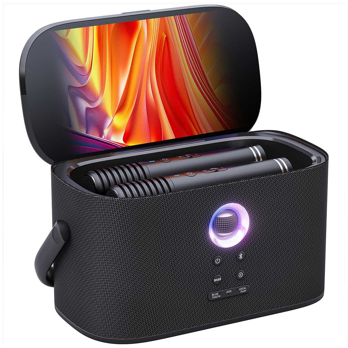 Ikarao Shell S2 Portable 140W Karaoke Speakers With 8 Inch TouchScreen Display IK-Shell-S2 - SuperSaverAU - view 1