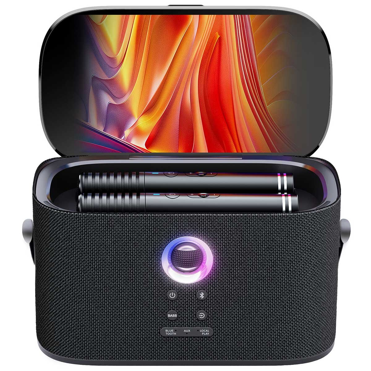 Ikarao Shell S2 Portable 140W Karaoke Speakers With 8 Inch TouchScreen Display IK-Shell-S2 - SuperSaverAU - view 2