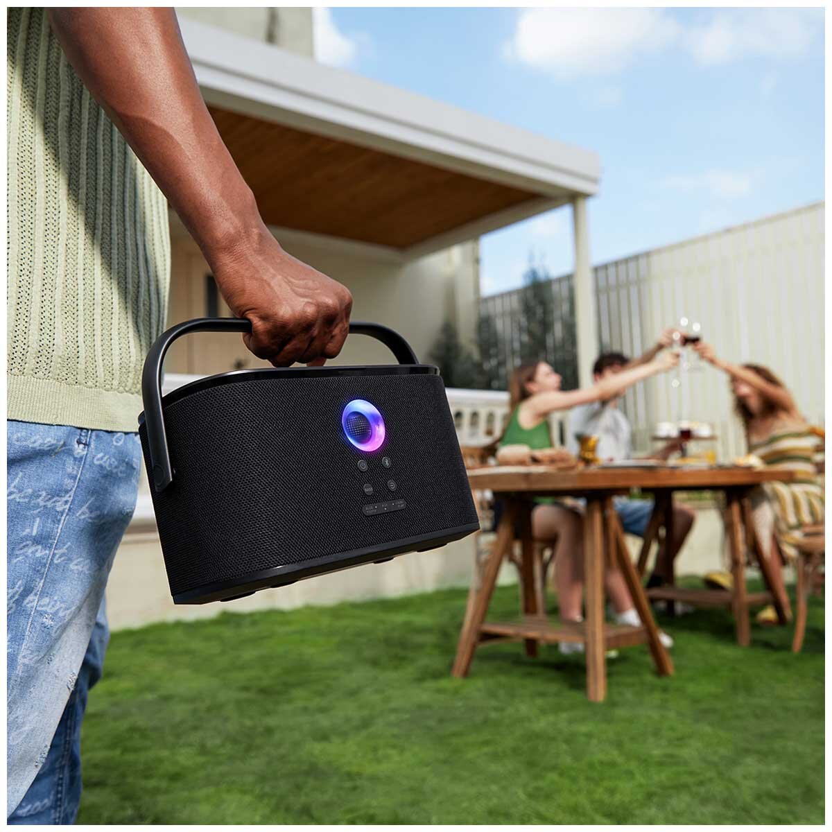 Ikarao Shell S2 Portable 140W Karaoke Speakers With 8 Inch TouchScreen Display IK-Shell-S2 - SuperSaverAU - view 5