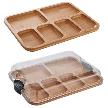 Sabatier Bamboo Tray With Lid