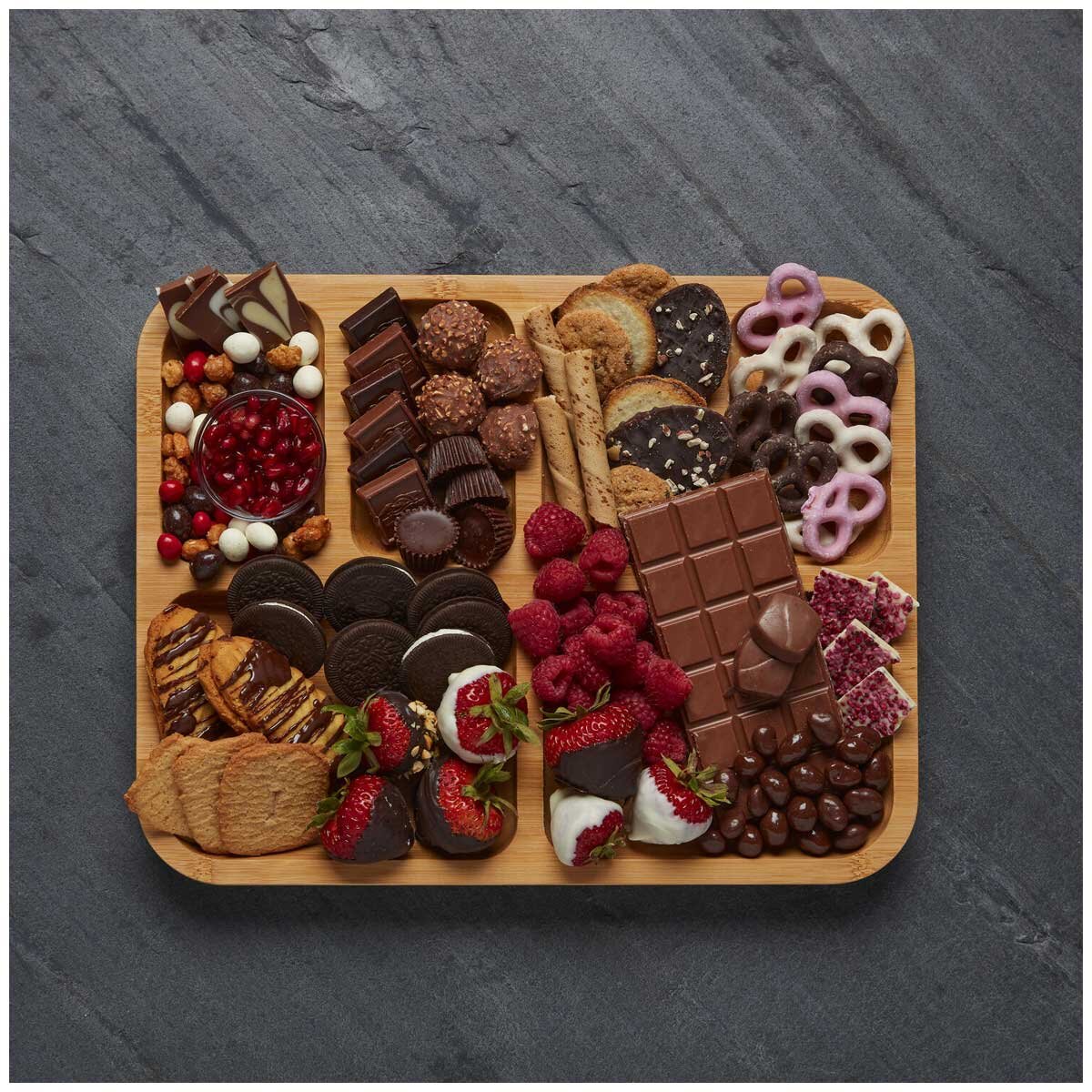 Sabatier Bamboo Tray With Lid