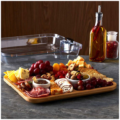 Sabatier Bamboo Tray With Lid