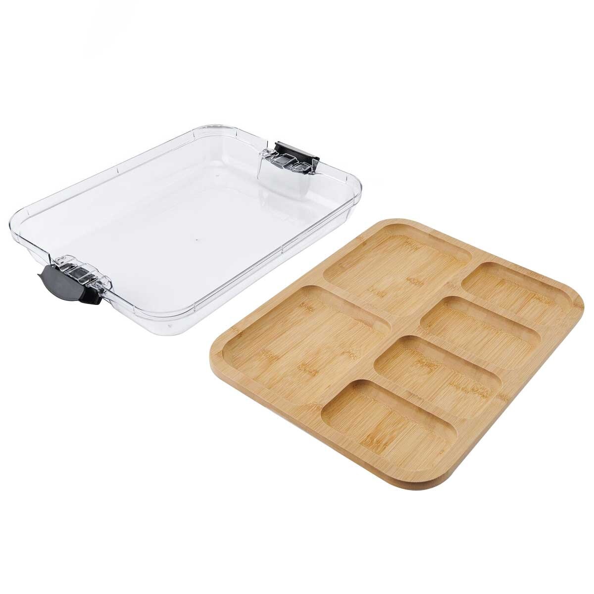 Sabatier Bamboo Tray With Lid