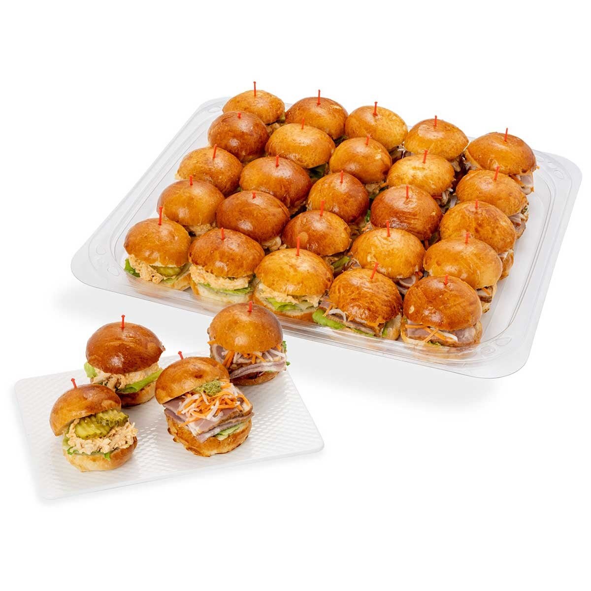 Kirkland Signature Catering Platter Mini Rolls 25 Pack Char Siu Pork and Chicken