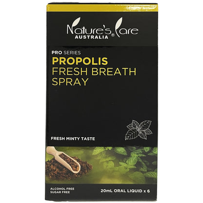 Nature's Care Propolis Fresh Breath Spray 6 x 20ml