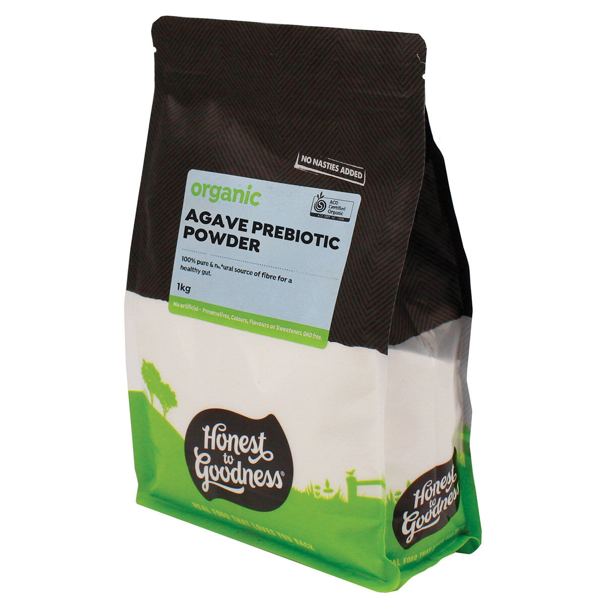 Honest to Goodness Agave Prebiotic Powder 1kg - Organic Low GI Sweetener Alternative, Prebiotic Fiber, GMO-Free