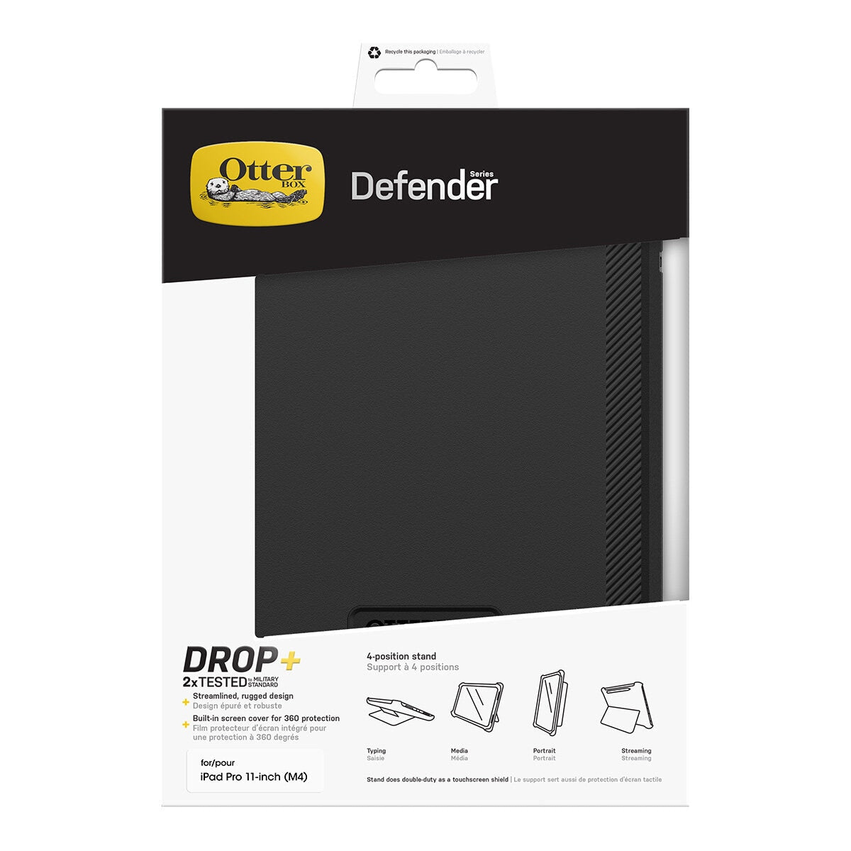 OtterBox Defender Apple iPad Pro M4 5th Gen Case Black 77-95237 - SuperSaverAU - view 10