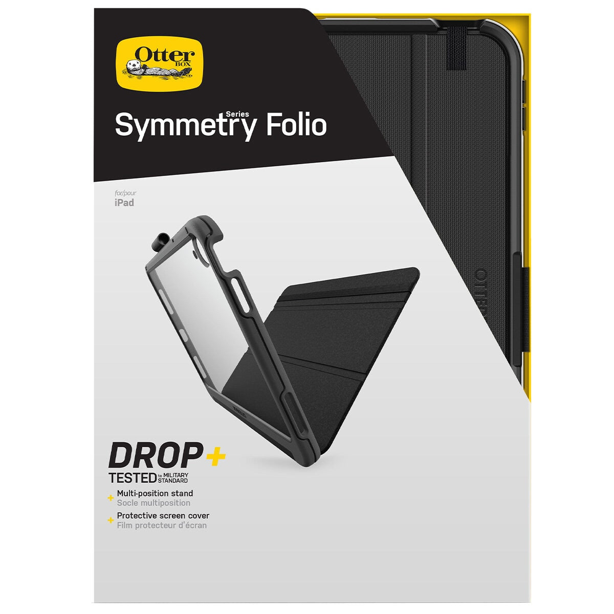 OtterBox Symmetry Folio Apple iPad 10th Gen Case Starry Night Black 77-89975 - SuperSaverAU - view 10