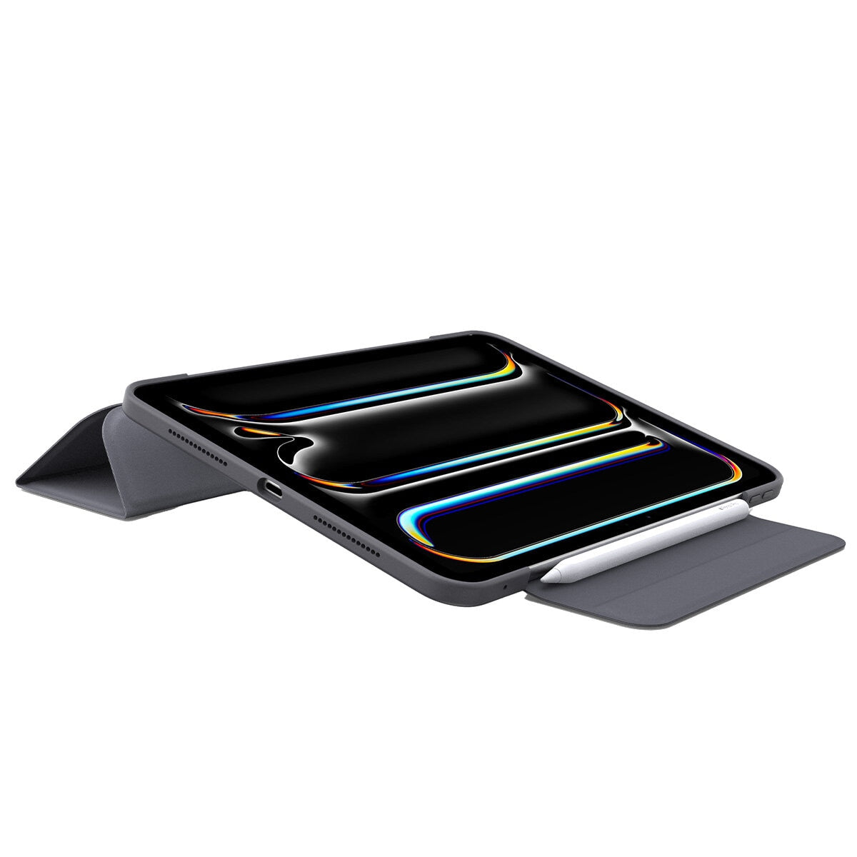 OtterBox Symmetry Folio Apple iPad Pro M4 5th Gen Case Thunderstorm Black 77-95257 - SuperSaverAU - view 8