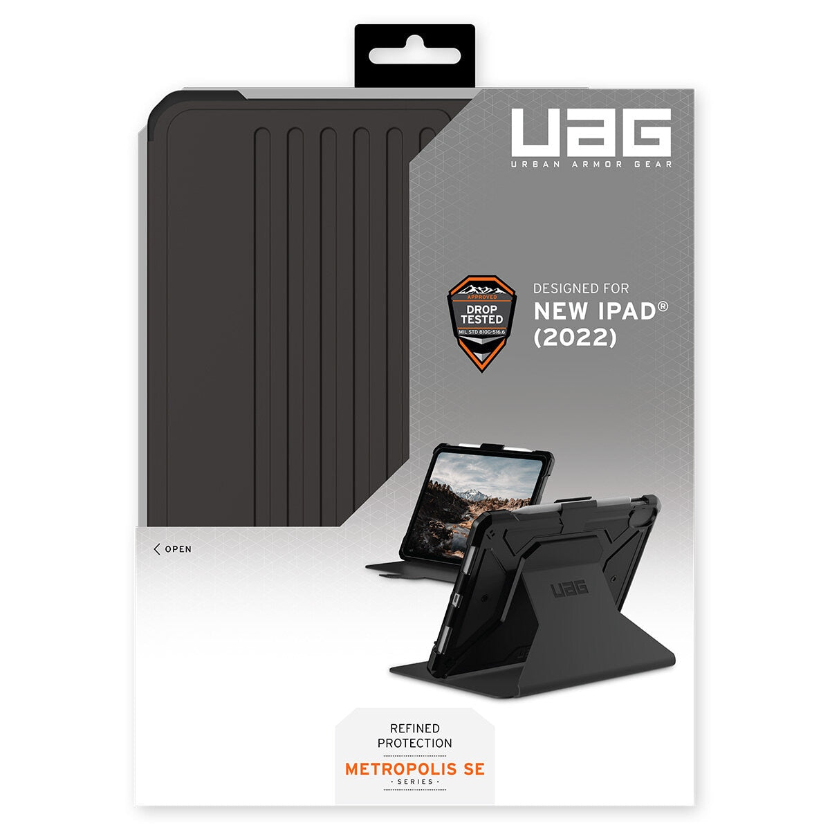 UAG Metropolis SE Apple iPad 10th Gen Folio Rugged Case Black 12339X114040 - SuperSaverAU - view 8
