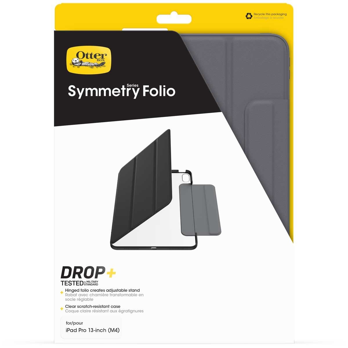 OtterBox Symmetry Folio Apple iPad Pro M4 7th Gen Case Thunderstorm Black 77-95261