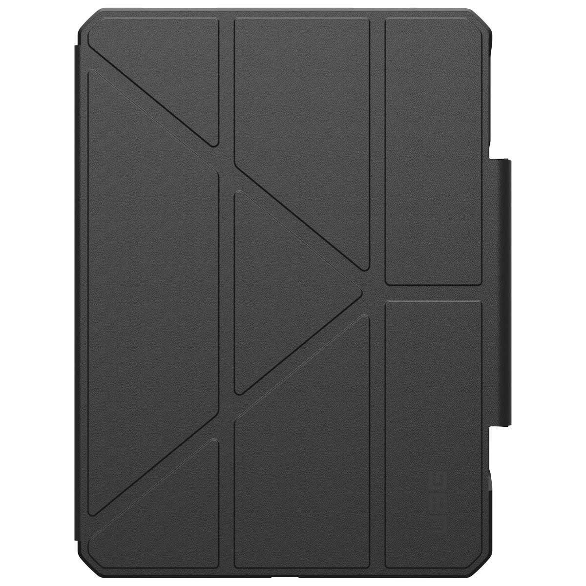 UAG Essential Armor Apple iPad Air M2 6th Gen Rugged Case Black 124474114040 - Auto-Wake/Sleep Folio, Military-Grade Drop Protection, Apple Pencil Storage, Tactical Grip