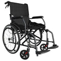 Altus Lightweight Folding Self Propelled Wheelchair 20 Inch Wheel Black - SuperSaverAU - view 3