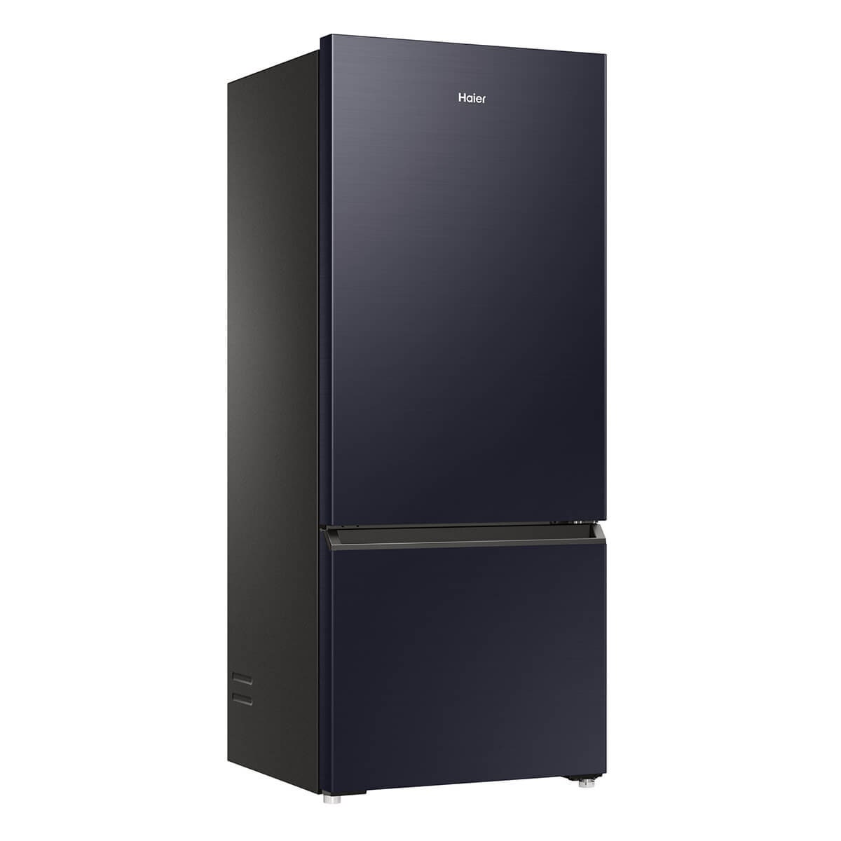 Haier 433L Bottom Mount Fridge - Black, Fingerprint Resistant, 5.5 Star Energy - HRF420BC