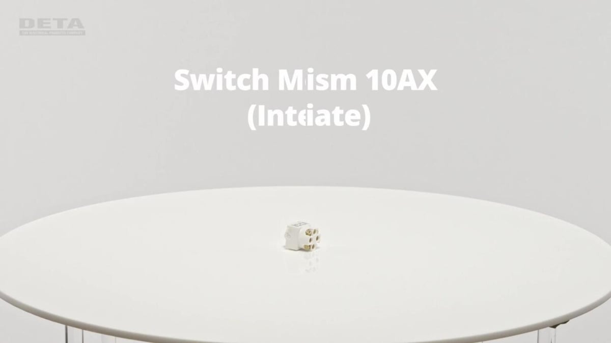 Deta White Intermediate Switch Mechanism 10A Polycarbonate Reliable - SuperSaverAU - view 5