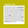 Sika SikaBond 600ml Polyurethane Timber Flooring Adhesive, Elastic & Sandable, Indoor