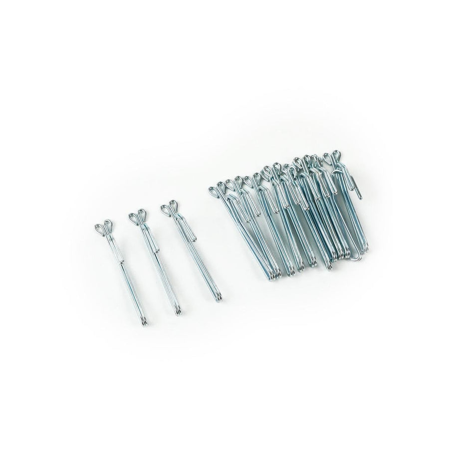 Windoware Slip in Curtain Hook - 13mm - Shiny Metal - Zinc - 14 Pack - SuperSaverAU - view 1