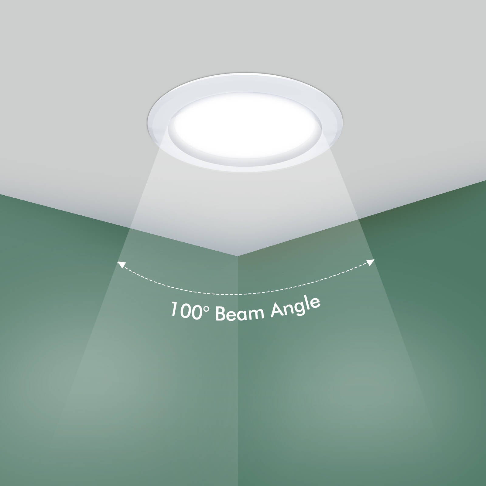 Arlec 9W Tri-Colour Dimmable LED Downlight with Plug Bases 5 Pack ALD295P5RV