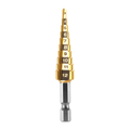 Ryobi 3 Piece Step Drill Bit Set for Metal & Plastic, Multi-Size Holes