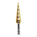 Ryobi 3 Piece Step Drill Bit Set - 5 Step (4mm-12mm) & 10 Step (3mm-22mm) - Titanium Nitride Coating - Precision Drilling - SuperSaverAU - view 3