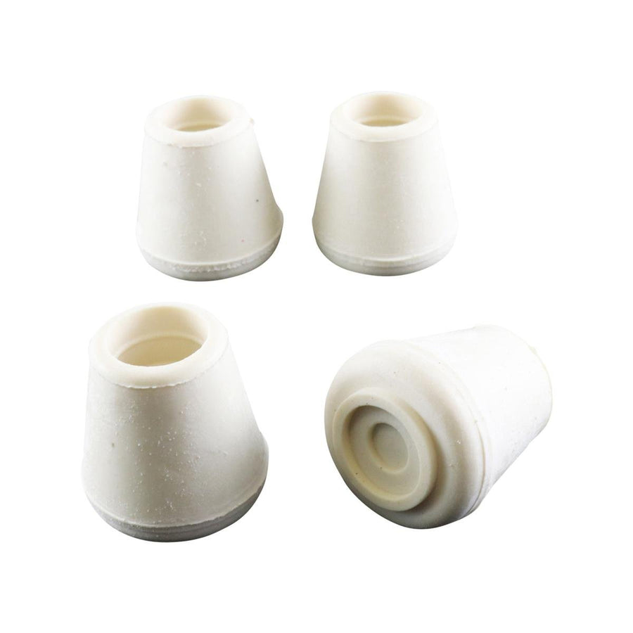 Surface Gard 13mm White Round Rubber Chair Tips 4 Pack - SuperSaverAU - view 1