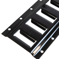 Grunt E Track Horizontal 60cm - Black - Galvanised Steel - Cargo Securing Solution - SuperSaverAU - view 3