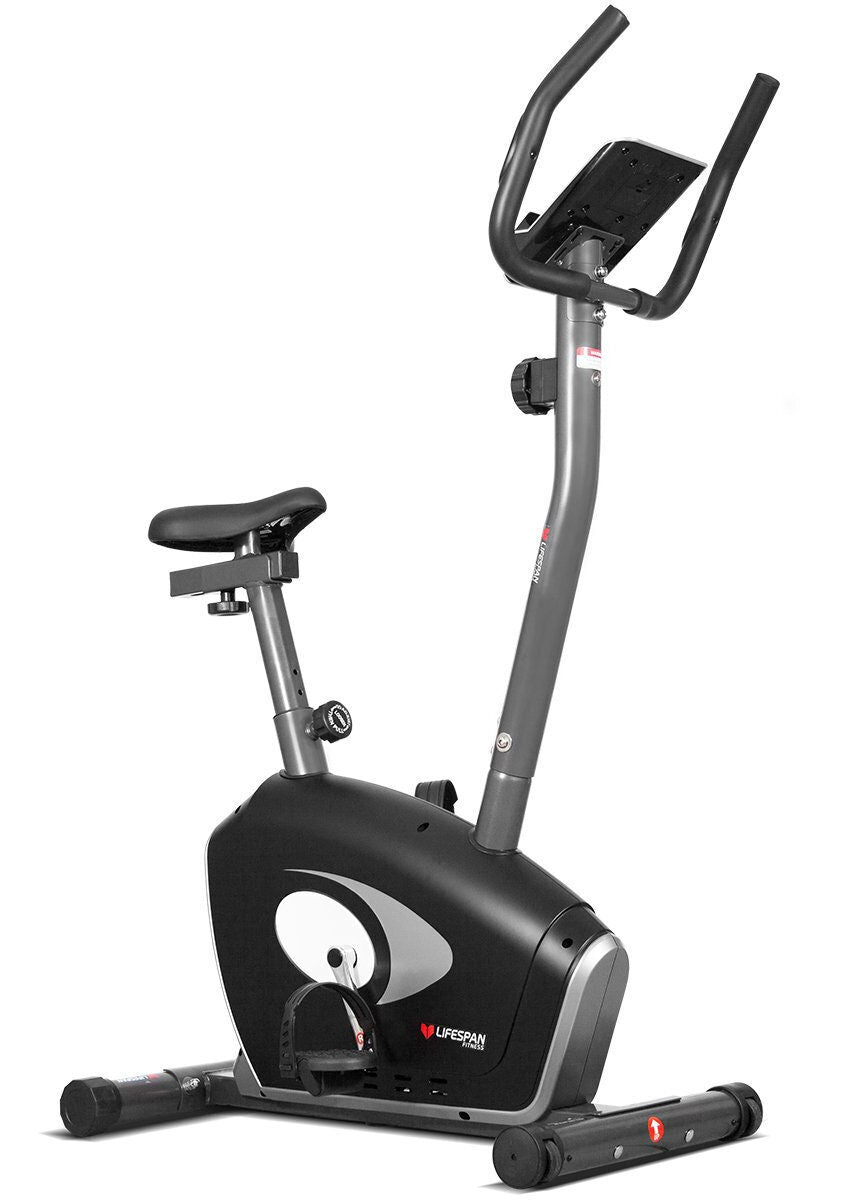Lifespan Fitness Exercise Bike - 8 Resistance Levels, Magnetic Flywheel, Tablet Stand - EXER58